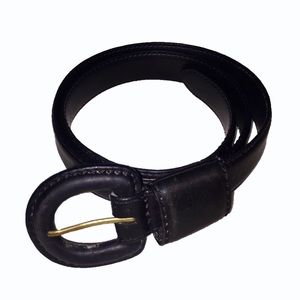 Amiee Lynn vintage Genuine Black leather belt